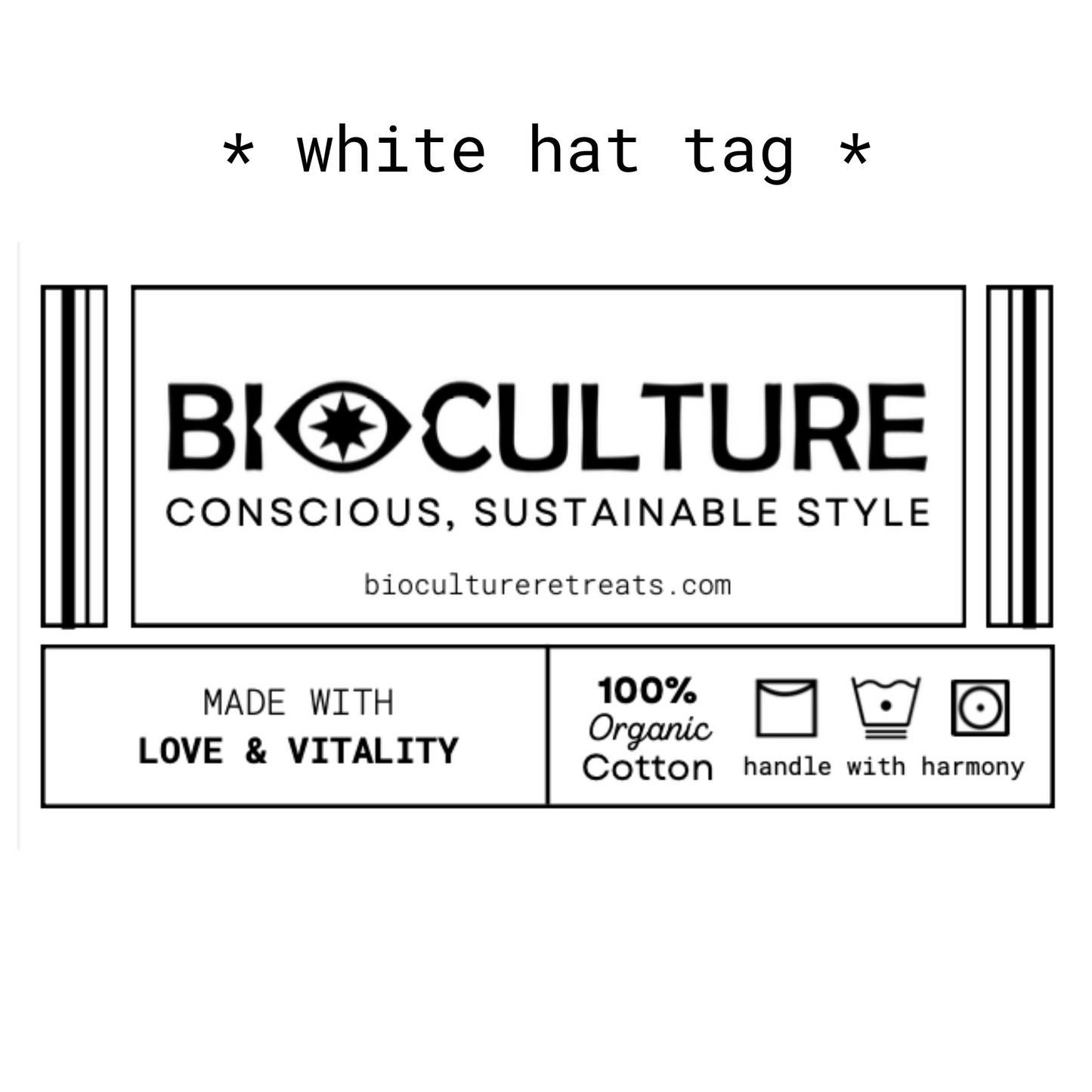 100% Organic Cotton Hats