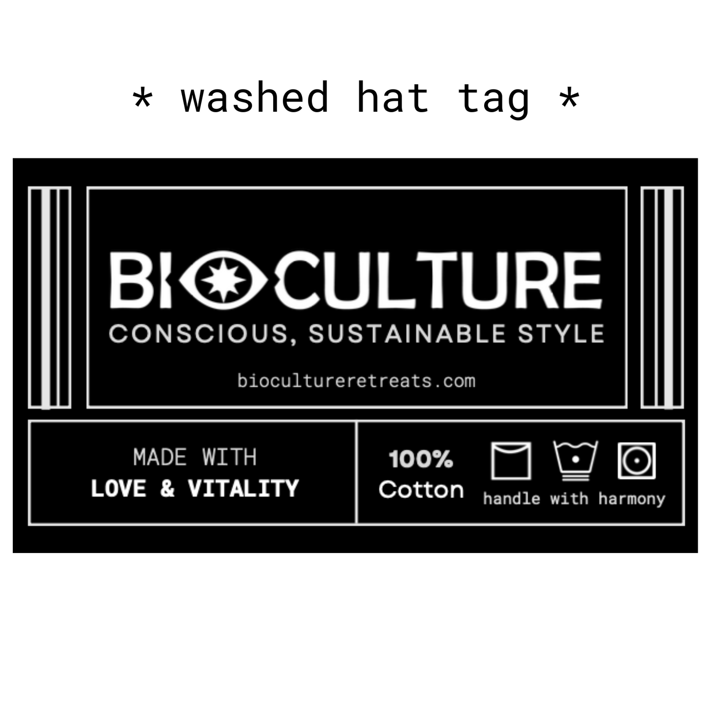 100% Organic Cotton Hats