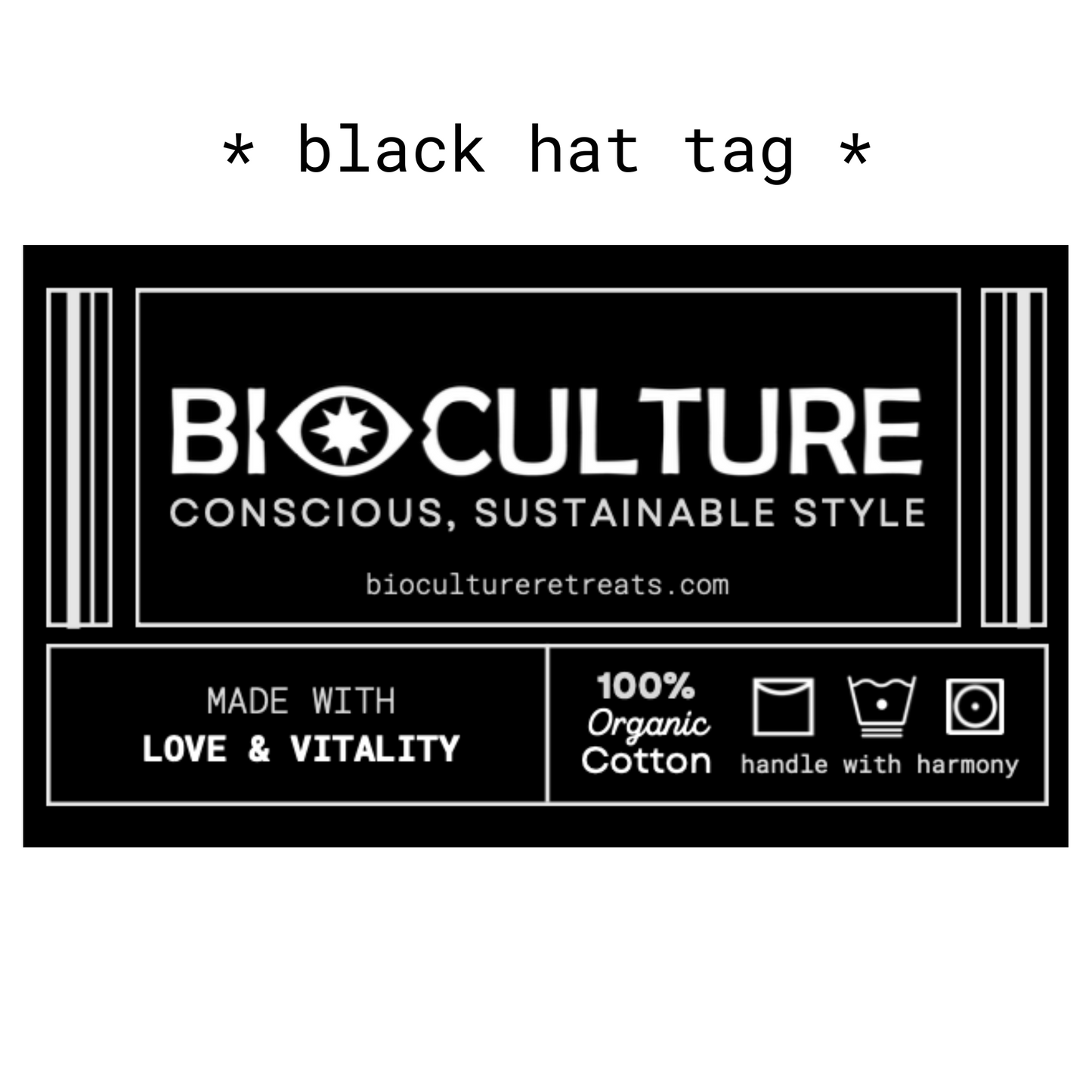 100% Organic Cotton Hats